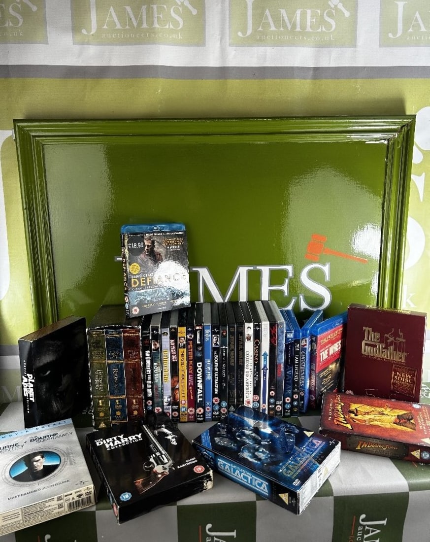 Collection Of DVDs Including Boxsets Godfather, Bourne etc Some Blu-rays (1 of 5)