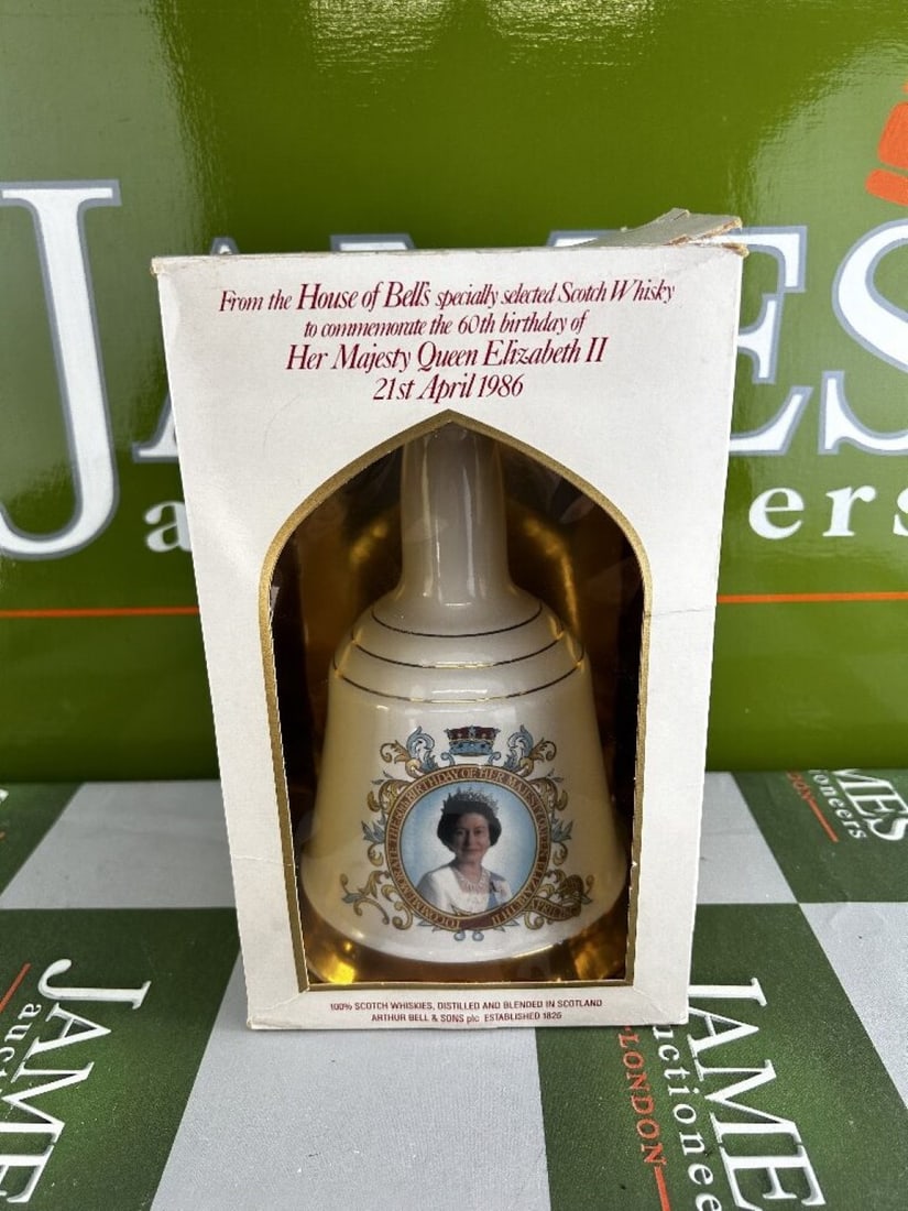 Bells Whiskey Commerative Special 75cl Edition- Queen Elizabeth II: Bells Whiskey Commerative Special 75cl Edition- Queen Elizabeth II, sealed example with full content of 75Cl Bells Whiskey