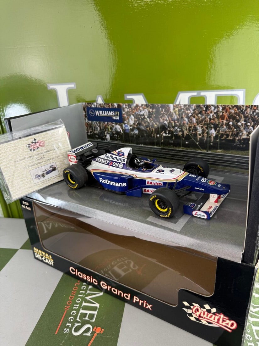 Quartzo 1:18 Williams FW17 (D. Hill) 1st Grand Prix of Hungary 1995 (1 of 4)