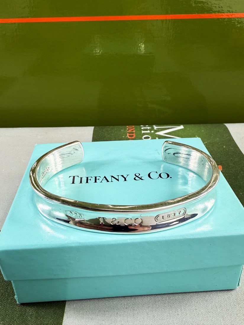 Tiffany & Co. 925 Sterling Silver Cuff Bracelet, 1837 (1 of 4)