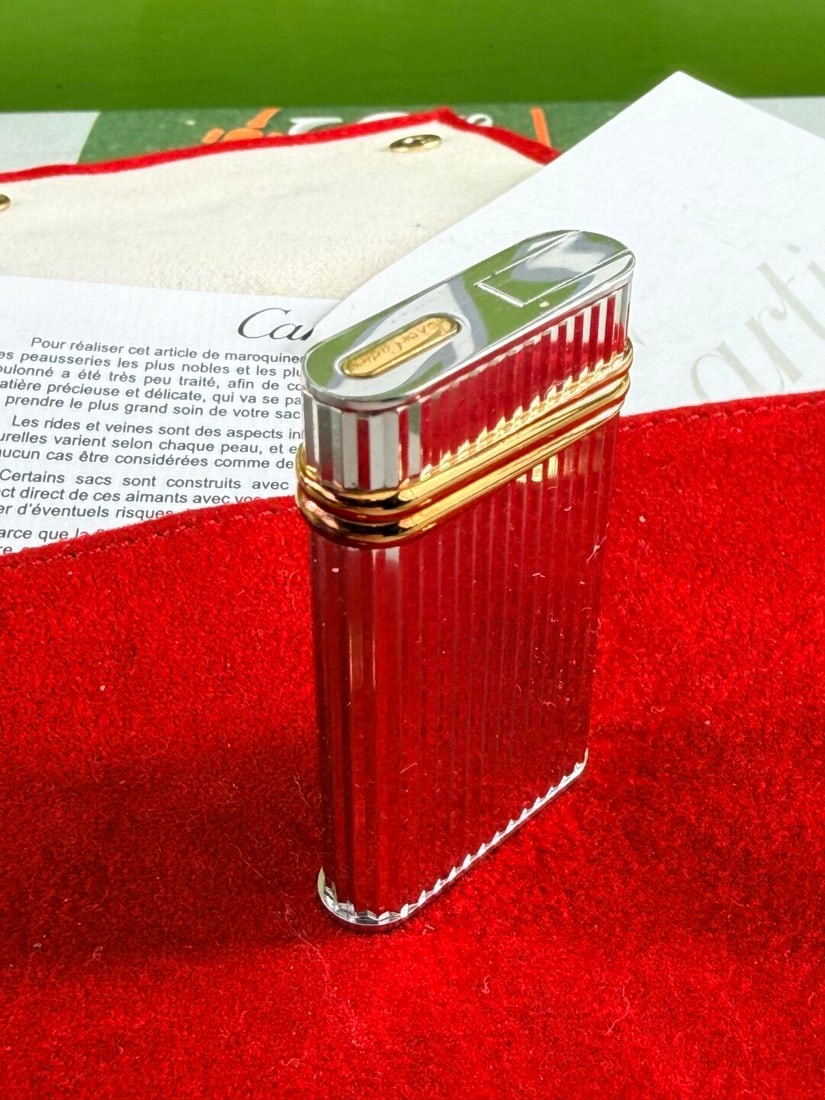 Cartier Paris-Must de Cartier Trinity Vintage Solid Silver Swiss Made Pill Case (1 of 6)