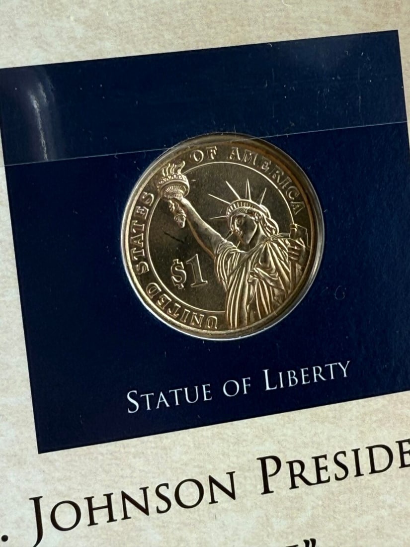Danbury Mint The United States Presidents Coin & Stamp Collection, Vol I and Vol II, - 10