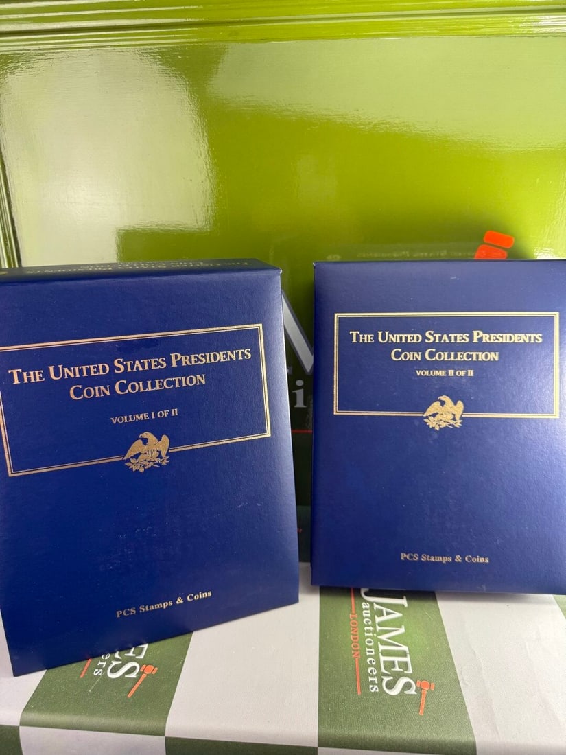 Danbury Mint The United States Presidents Coin & Stamp Collection, Vol I and Vol II,: Danbury Mint The United States Presidents Coin & Stamp Collection, Vol I and Vol II,