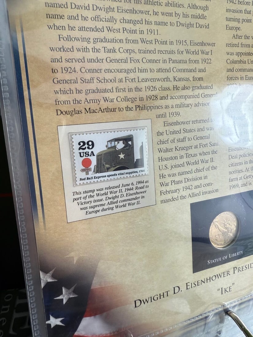 Danbury Mint The United States Presidents Coin & Stamp Collection, Vol I and Vol II, - 7