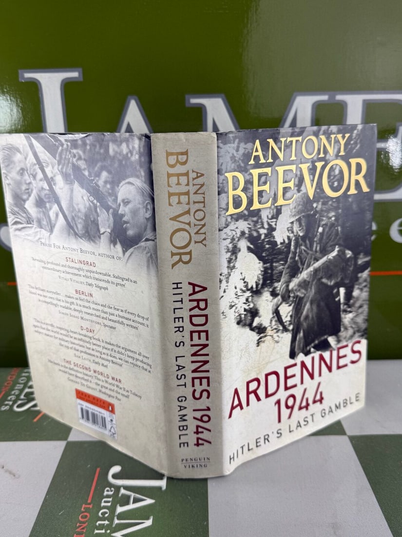 Anthony Beevor Hardback-Ardennes 1944 WWII: Anthony Beevor Hardback-Ardennes 1944 WWII
