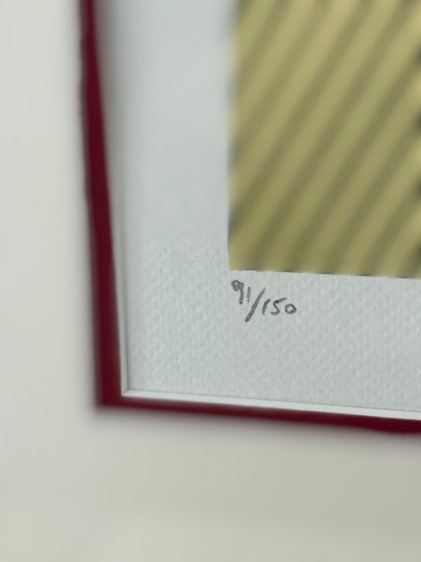 Roy Lichenstein (1923-1997) `Gazing` Numbered Ltd Edition Lithograph #35/150 - 3