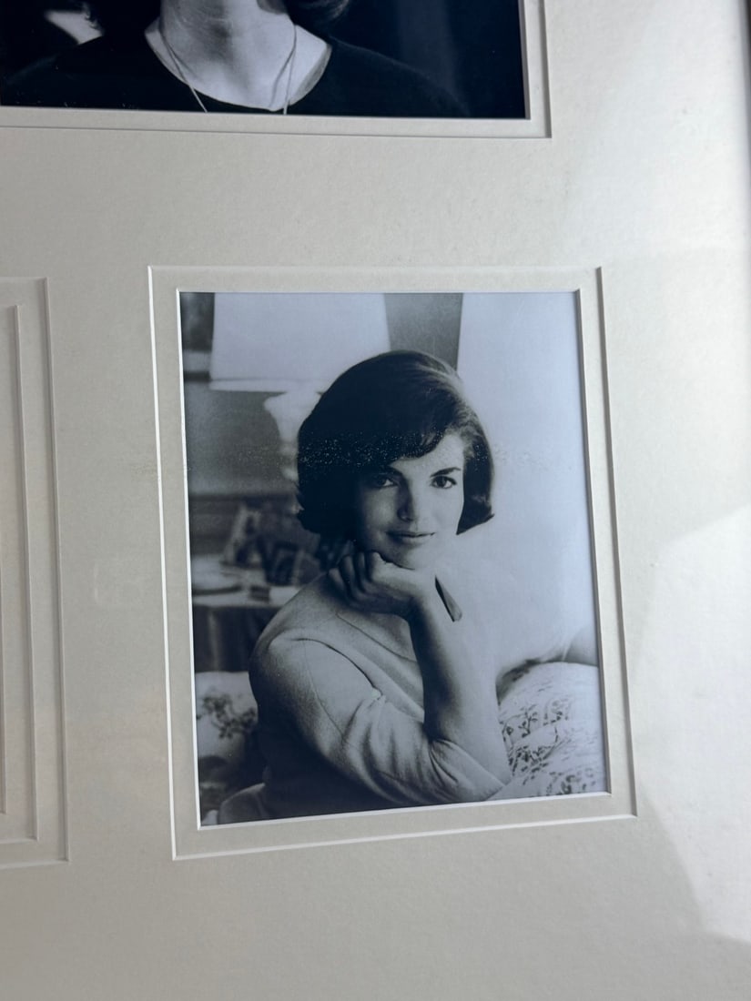 Kennedy Interest- Stunning Montage Of The Late Jackie `O` Mrs Kennedy Signed Example - 5