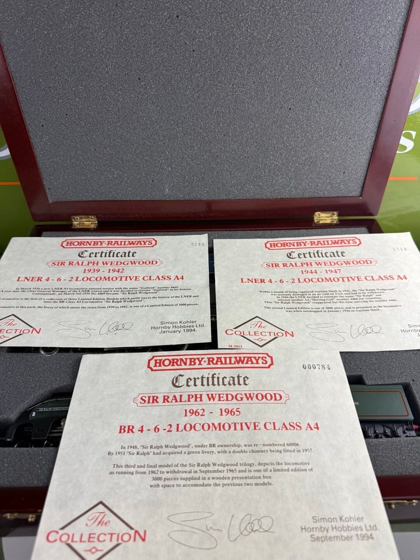 Ltd Edition Hornby OO Gauge R353 Sir Ralph Wedgwood Locomotive Collection. - 12