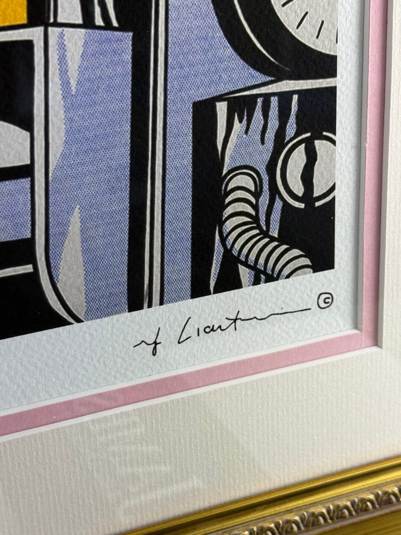 Roy Lichenstein (1923-1997)`Submarine` #50/150 Numbered Lithograph - 4