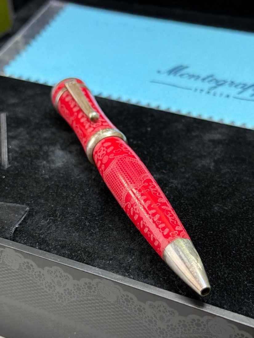 Montegrappa-Sophia Loren Limited Edition Rollerball Pen with Box and Papers Rrp £1900 - 10