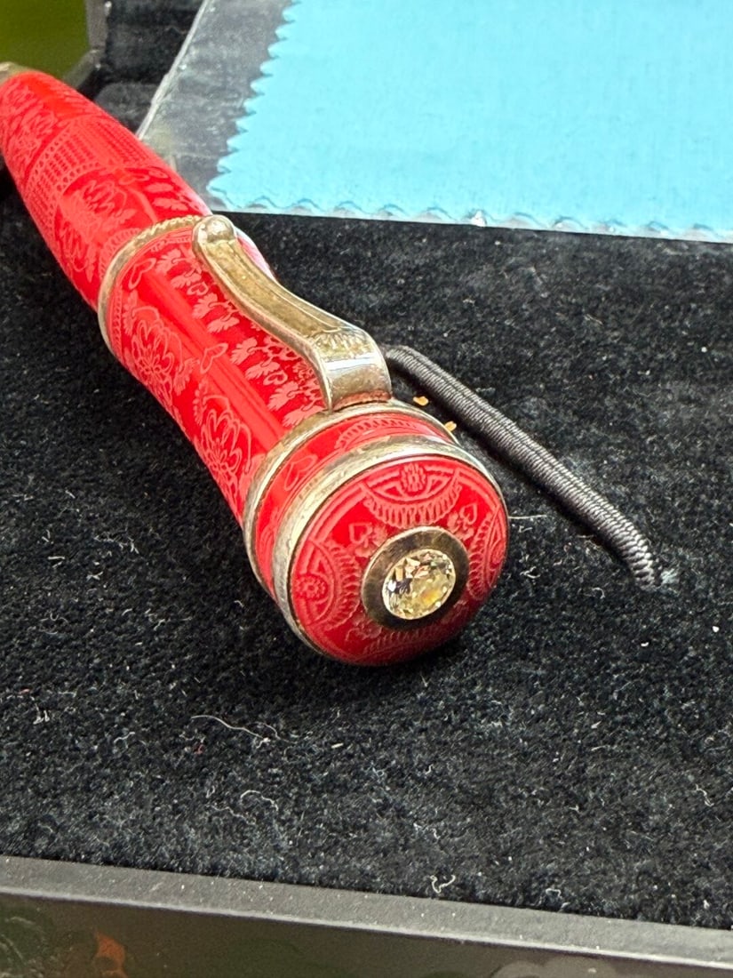 Montegrappa-Sophia Loren Limited Edition Rollerball Pen with Box and Papers Rrp £1900 - 7