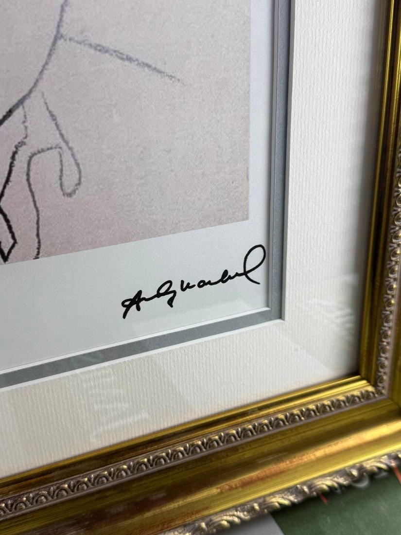 Andy Warhol-(1928-1987) `Picasso` Numbered Lithograph # 39/100 - 4