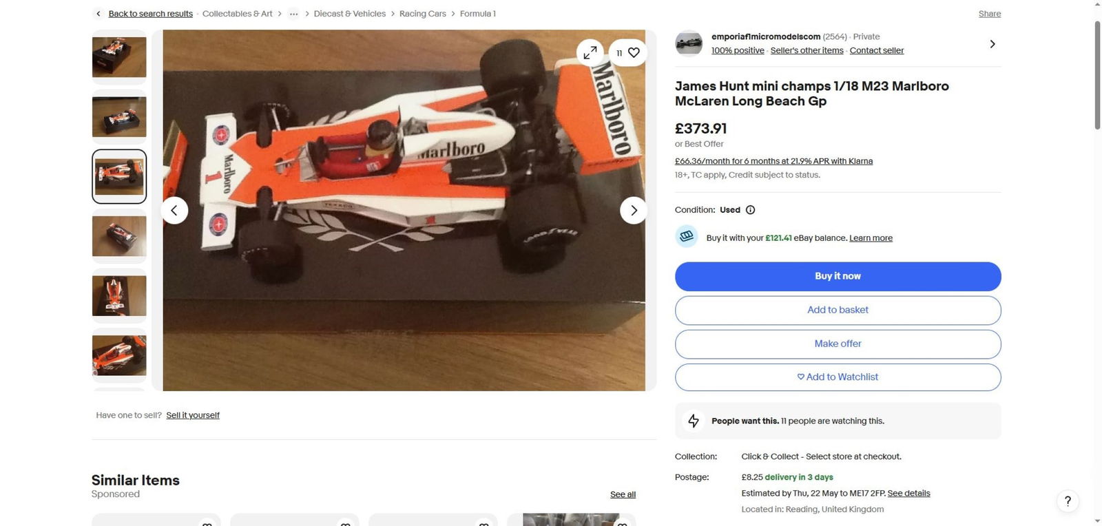 McLaren Ford M23 -J. Hunt 1976 Ltd Edition of 750 Models - 8