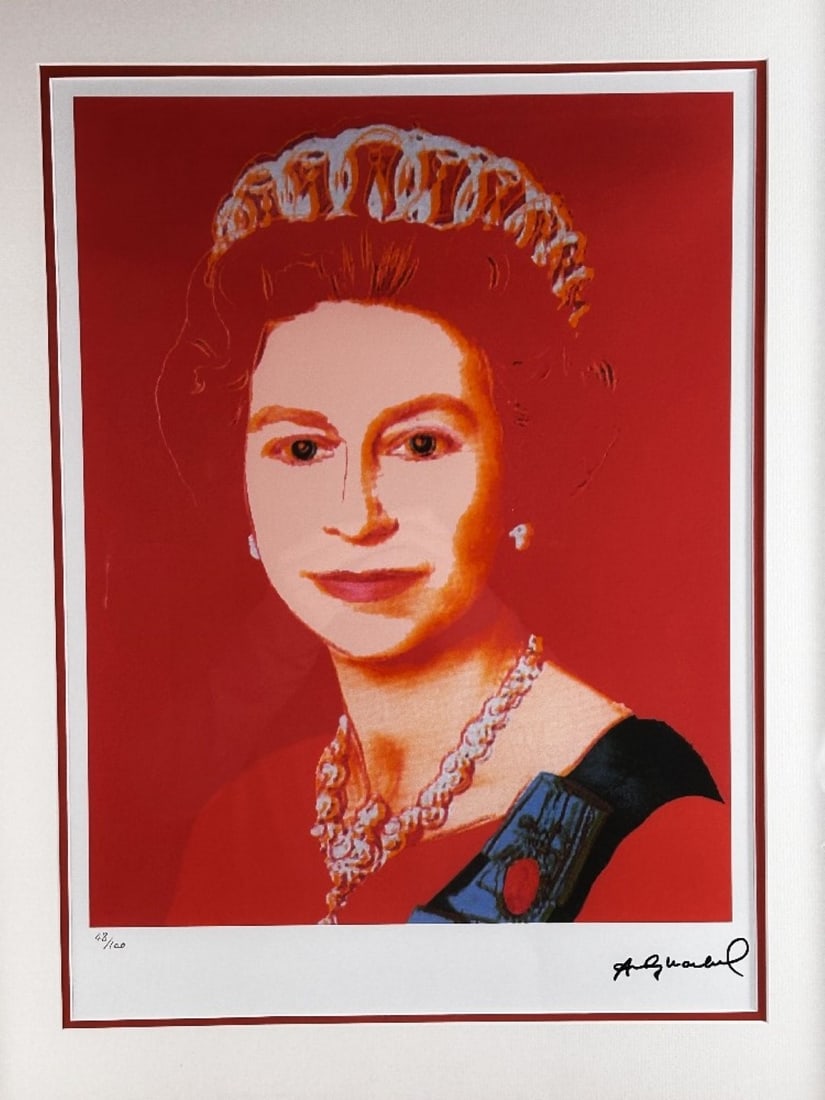 Andy Warhol-(1928-1987) Elizabeth Numbered Lithograph # 48/100 - 2