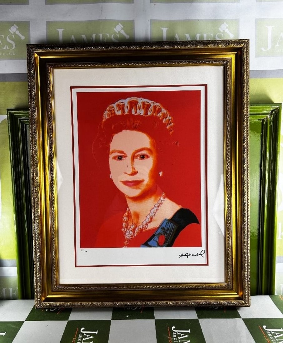 Andy Warhol-(1928-1987) Elizabeth Numbered Lithograph # 48/100 - 7