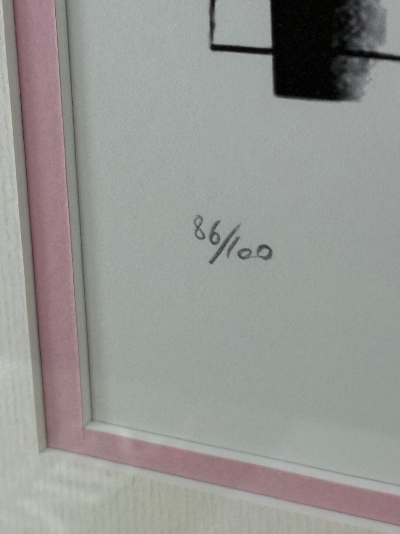 Andy Warhol-(1928-1987) Jagger Numbered Lithograph 86/100 - 2