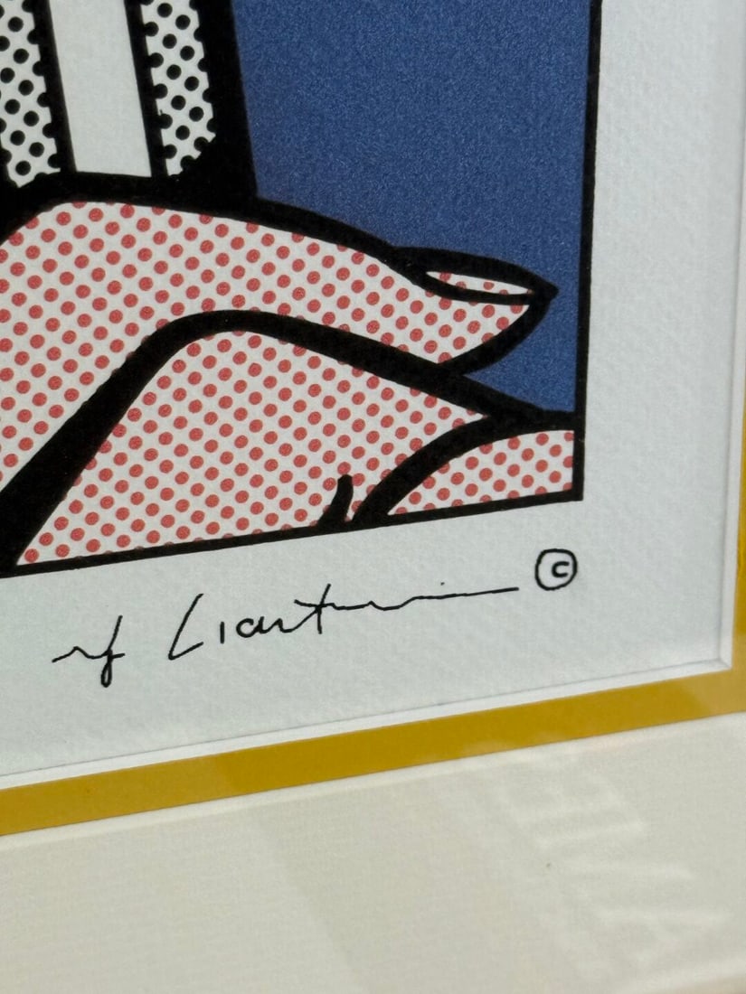 Roy Lichenstein (1923-1997) `Melody` Numbered Ltd Edition Lithograph #58/150 - 3
