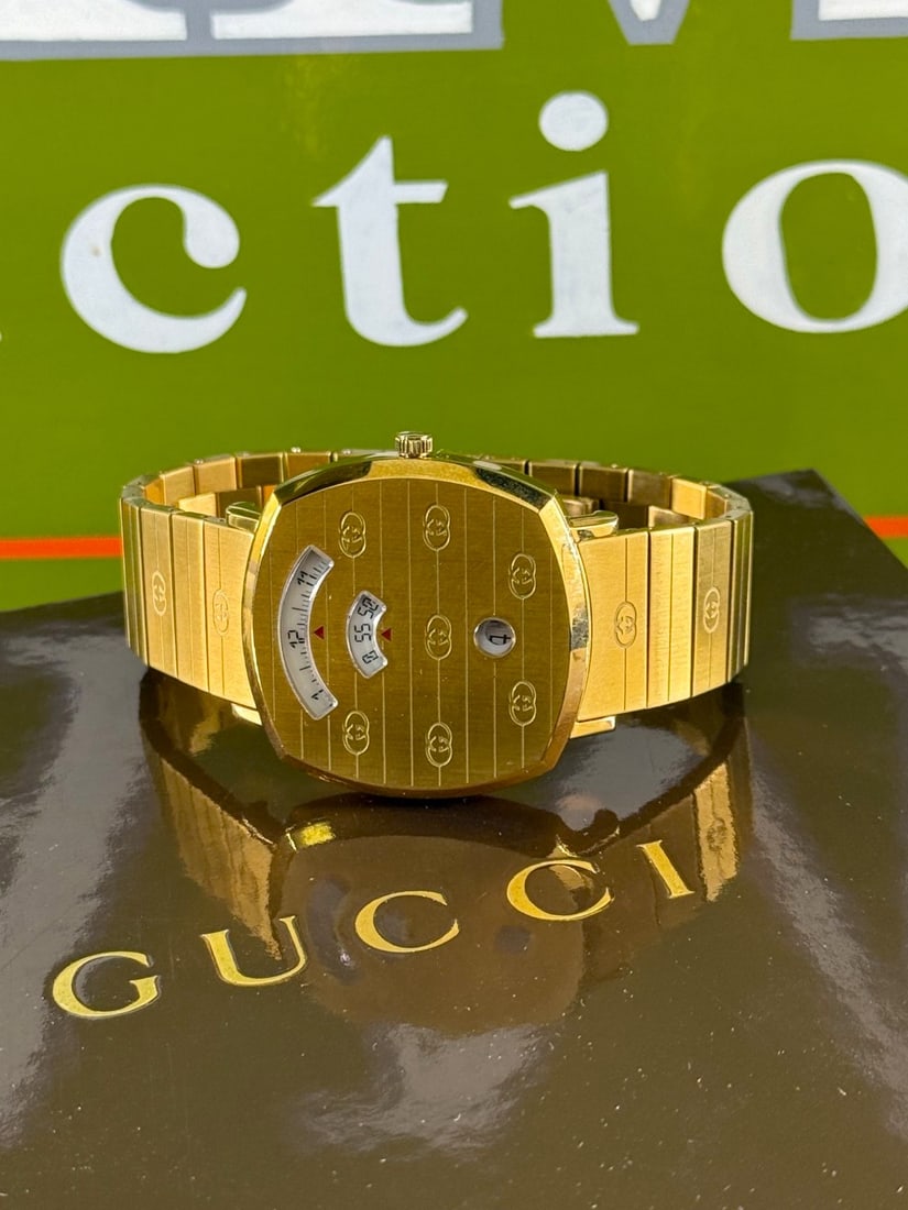Gucci Grip Gold Watch, 38mm YA157409 - 4