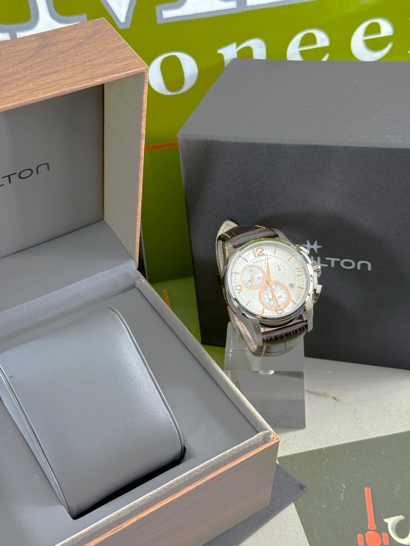 Hamilton Jazzmaster Rose Gold Chronograph Edition - 8