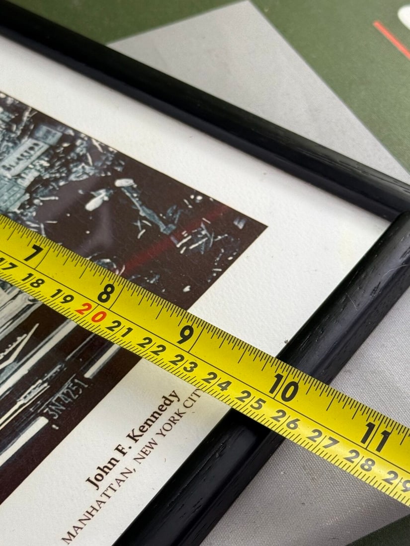 JFK John F Kennedy Framed Print Celebrating Presidency In Manhattan USA - 4