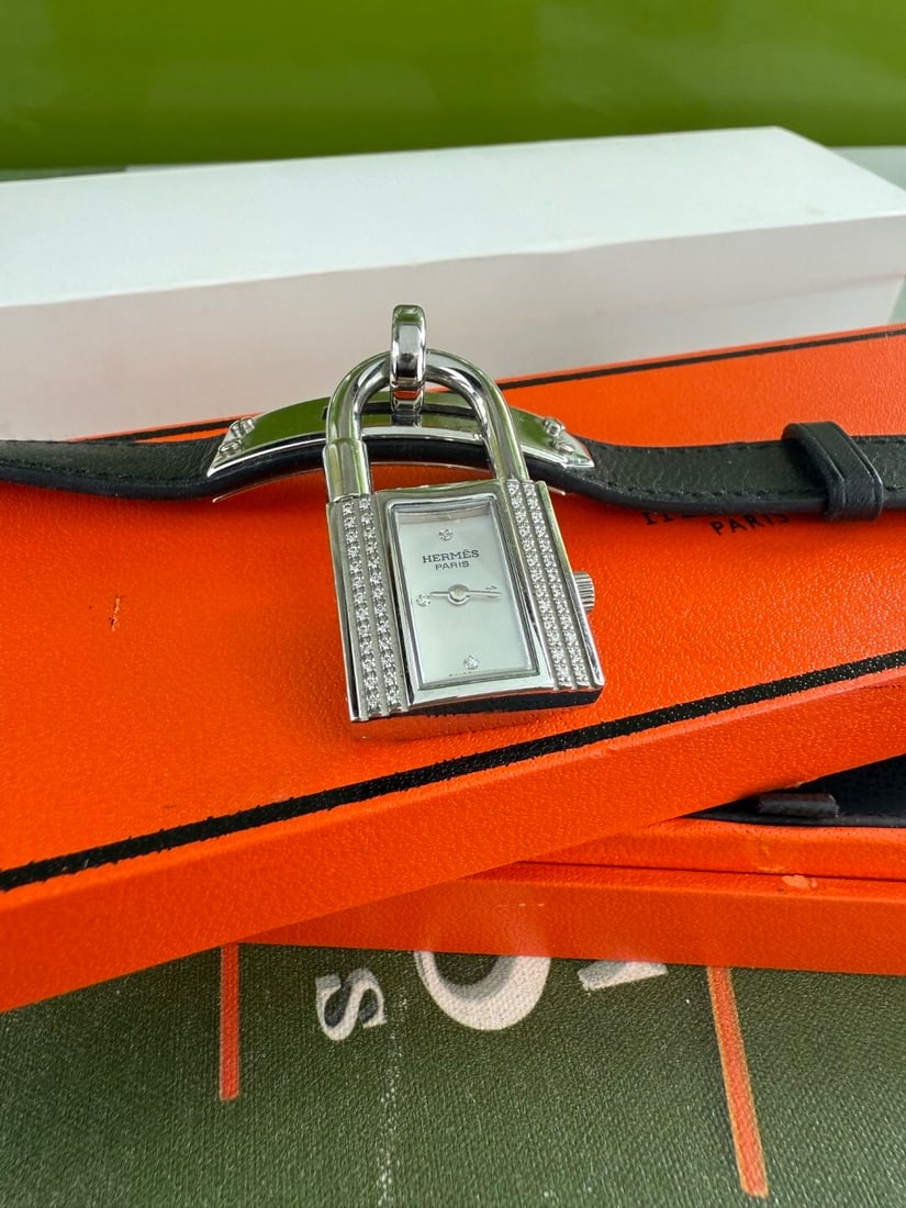 Hermes Paris Factory Diamond Edition Kelly & Double Tour Leather Ref: KE1231 - 8