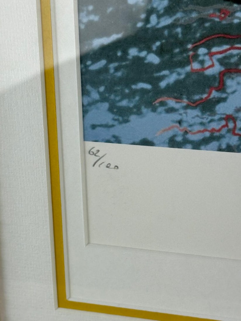 Andy Warhol-(1928-1987) Man on the Moon Numbered Lithograph #62/100 - 3