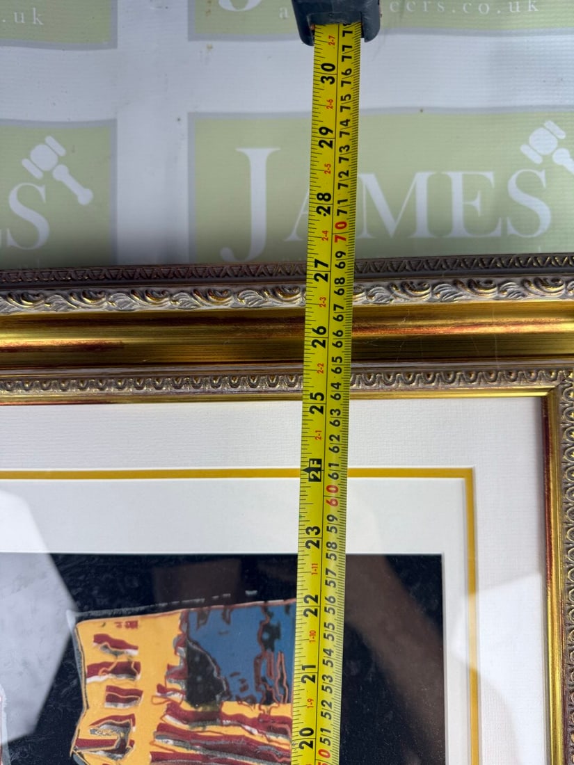 Andy Warhol-(1928-1987) Man on the Moon Numbered Lithograph #62/100 - 6