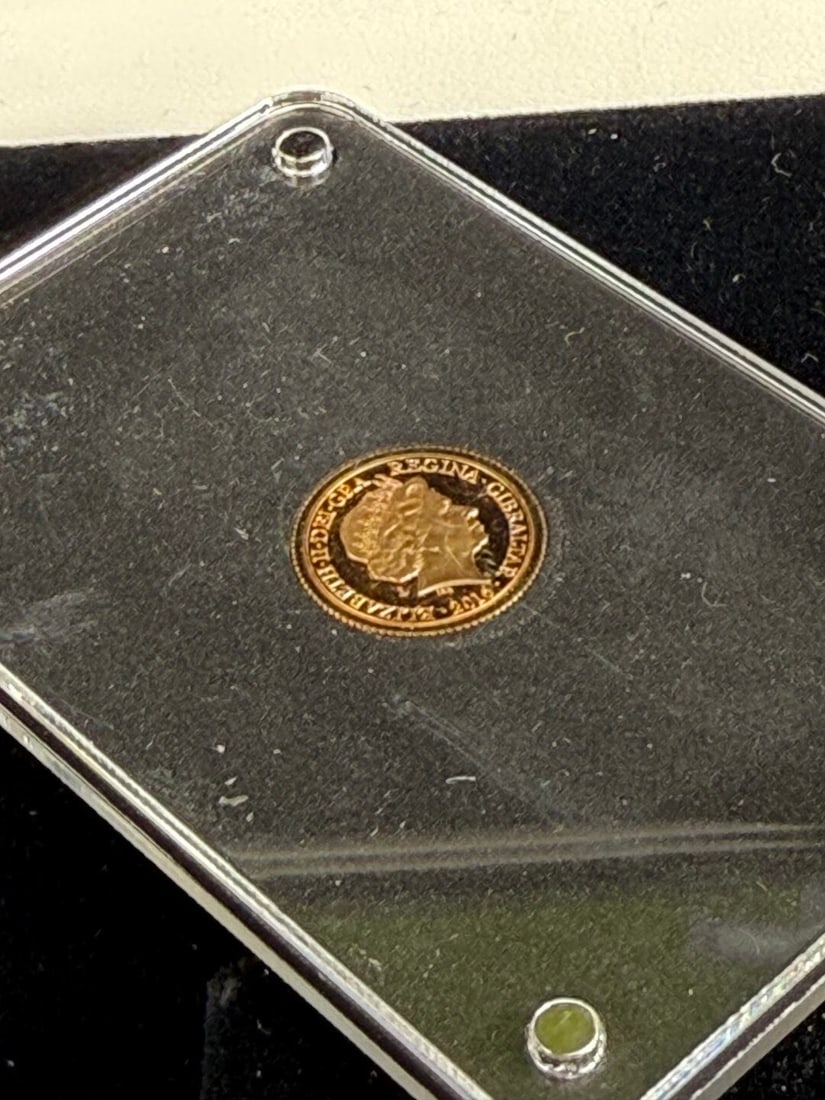 The Battle of the Atlantic Quarter Solid Gold Sovereign - 12