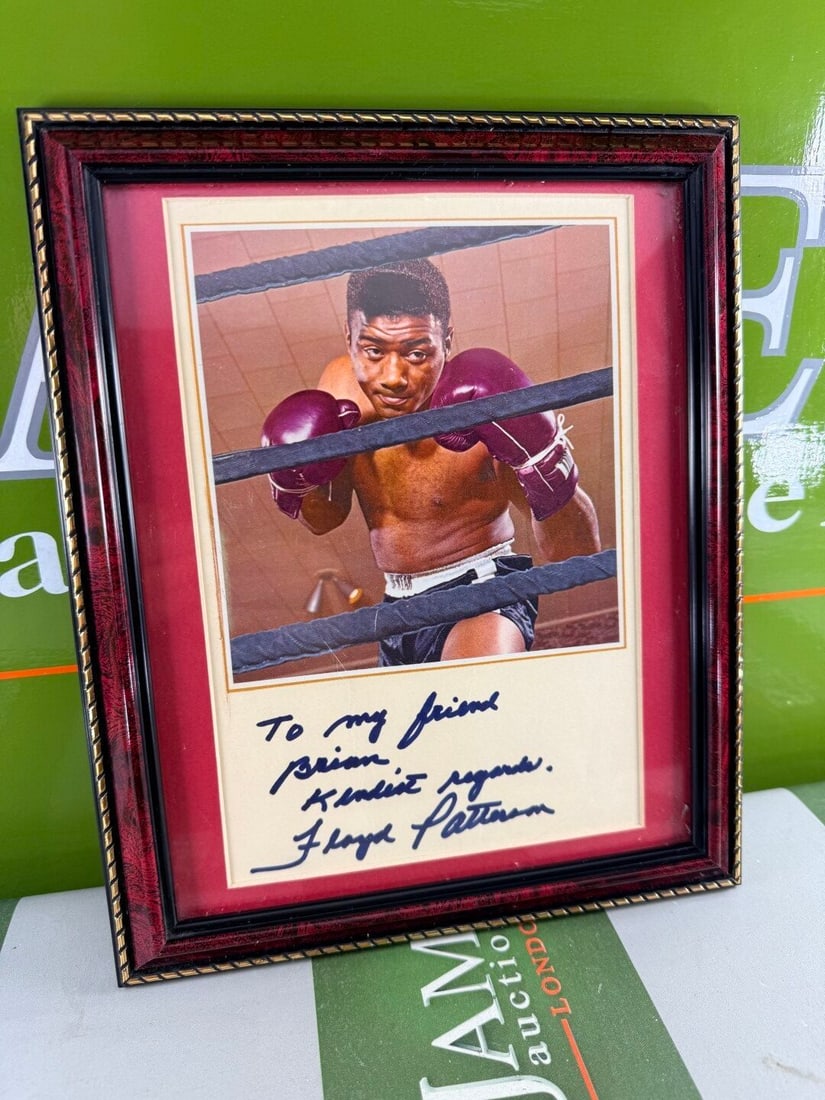 Boxing Interest-Signed Floyd Patterson Heavyweight Champion (1 of 2)