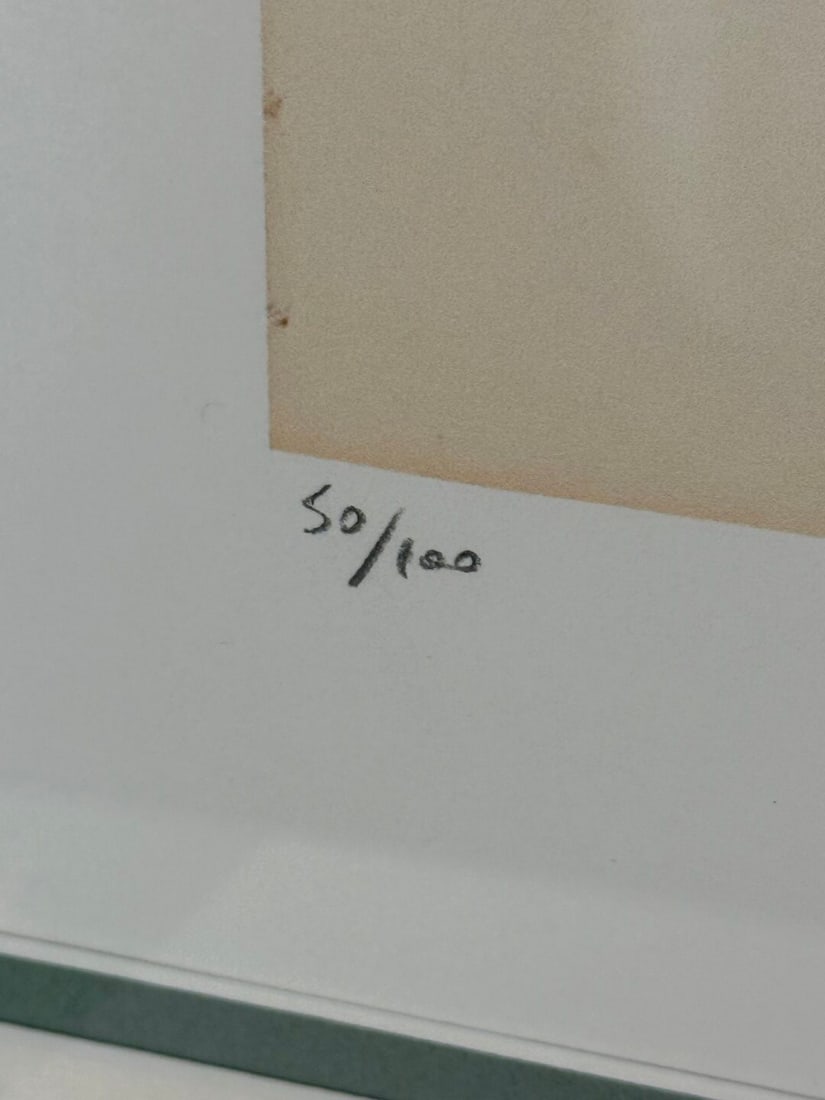 Andy Warhol-(1928-1987) `Green Sam` Numbered Lithograph #50 /100 - 3