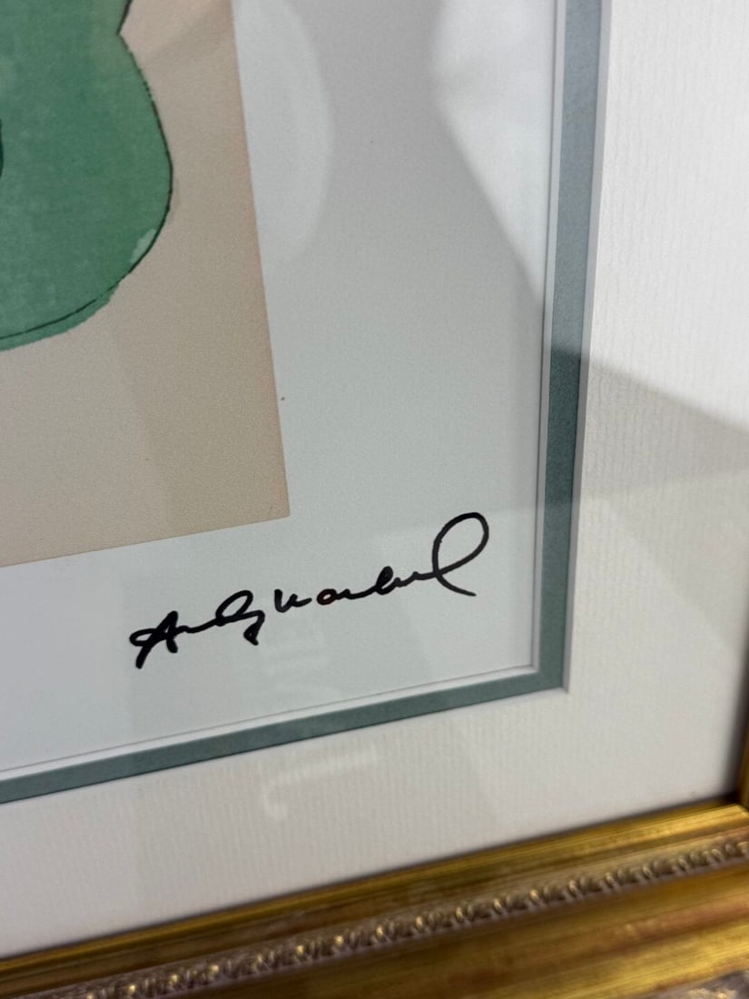 Andy Warhol-(1928-1987) `Green Sam` Numbered Lithograph #50 /100 - 4