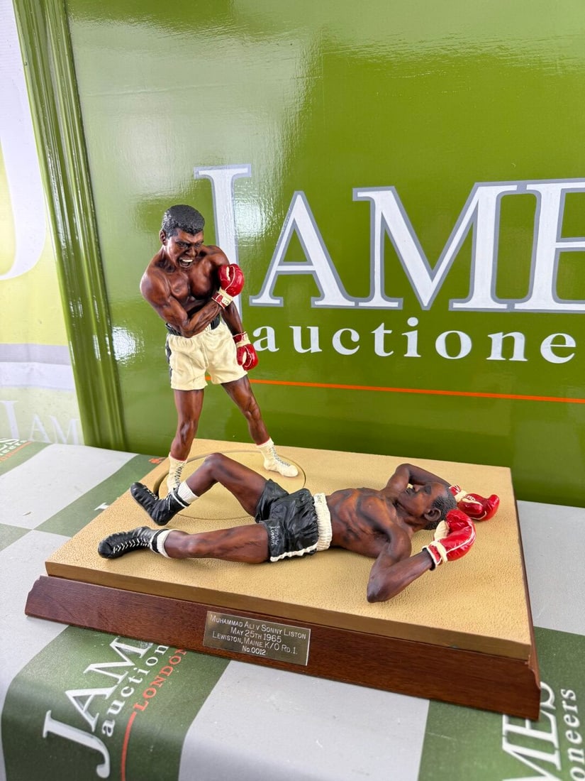 Muhammad Ali Vs Sonny Liston Heavyweight Boxing Champion The Art Of Sport By Endurance-Super Rare Ex - 5