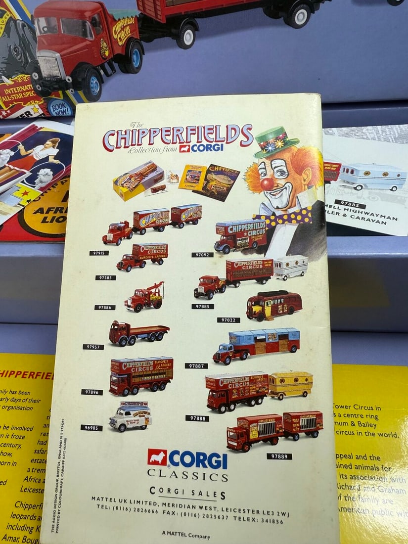 Chipperfields Circus Corgi Classics Collection 97885 Scammel Highwayman Trailer & Caravan - 5