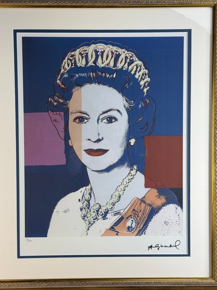 Andy Warhol-(1928-1987) Elizabeth Classic Numbered Lithograph # 85/100 - 2