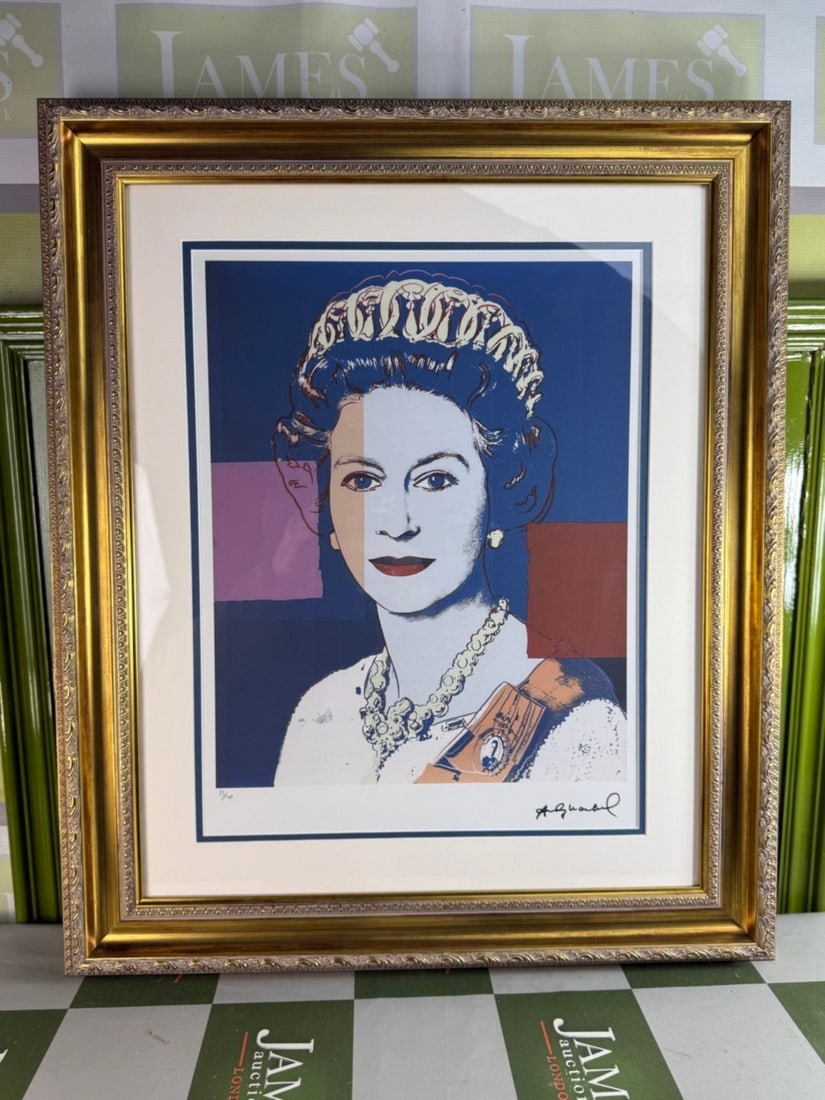 Andy Warhol-(1928-1987) Elizabeth Classic Numbered Lithograph # 85/100 - 7
