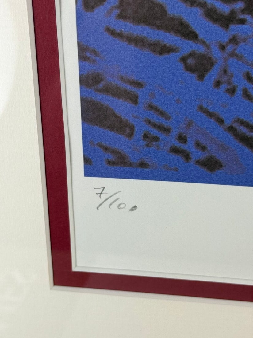 Andy Warhol-(1928-1987) Butterfly Numbered Lithograph #7/100 - 3