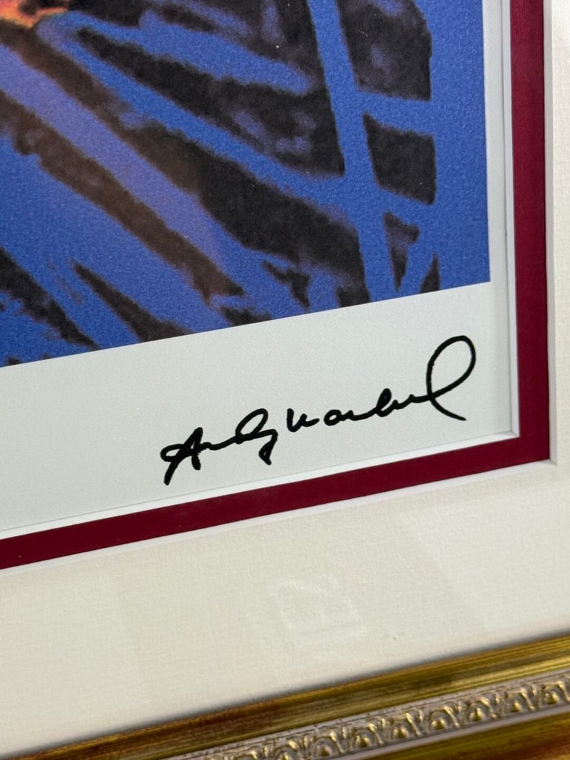 Andy Warhol-(1928-1987) Butterfly Numbered Lithograph #7/100 - 4