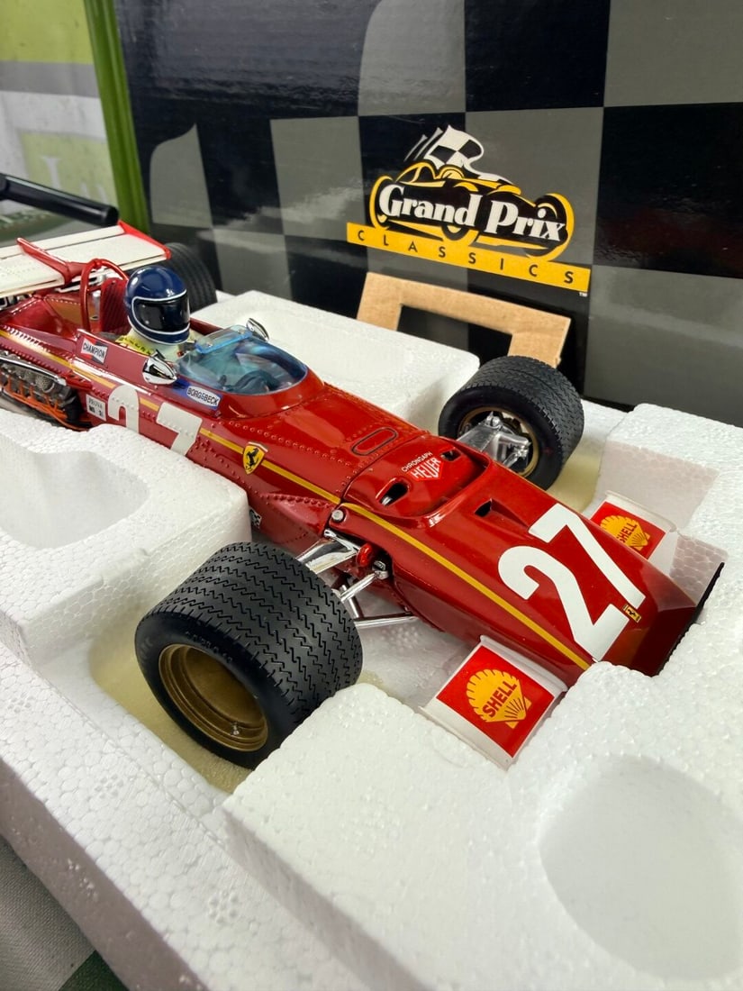 Exoto 1:18 97064 1970 Ferrari 312B 1970 GP Belgium Jacky Ickx #27-Super rare! - 4