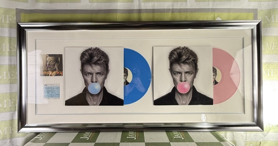 David Bowie One Of A Kind Signed Cd/Vinyl Pop Framed Montage - 7