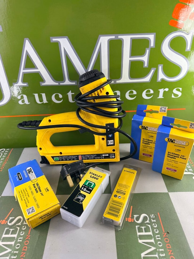 Stanley Nail Gun With Large Selection of New Nails (1 of 3)