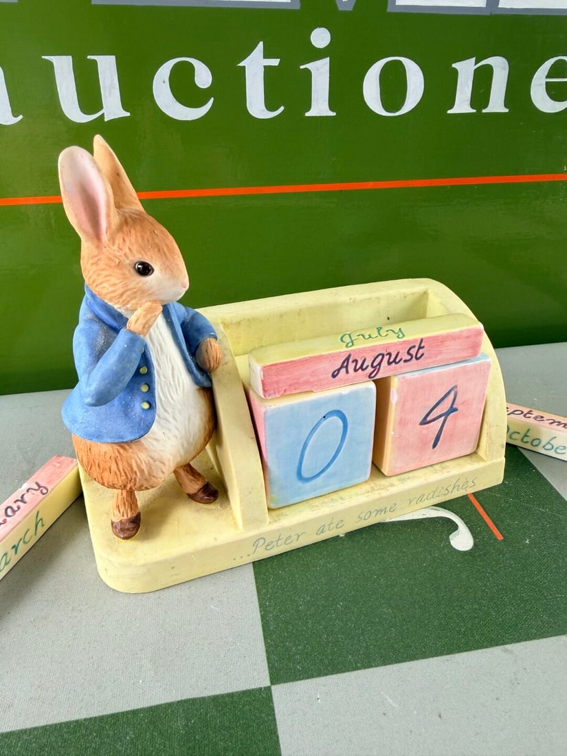 Border Fine Arts Porcelein Peter Rabbit Perpetual Calander - 3