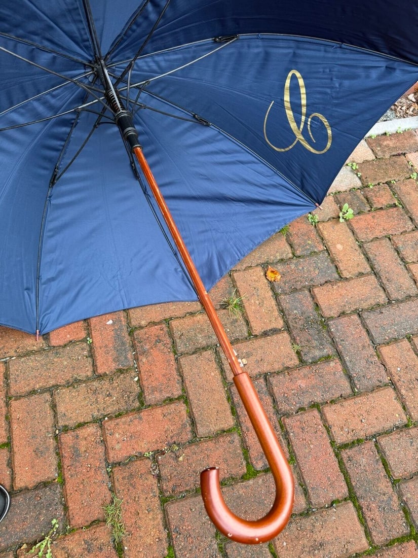 Chopard Watchmaker Official Merchandise Umbrella Wooden Handle-Rare Example - 4