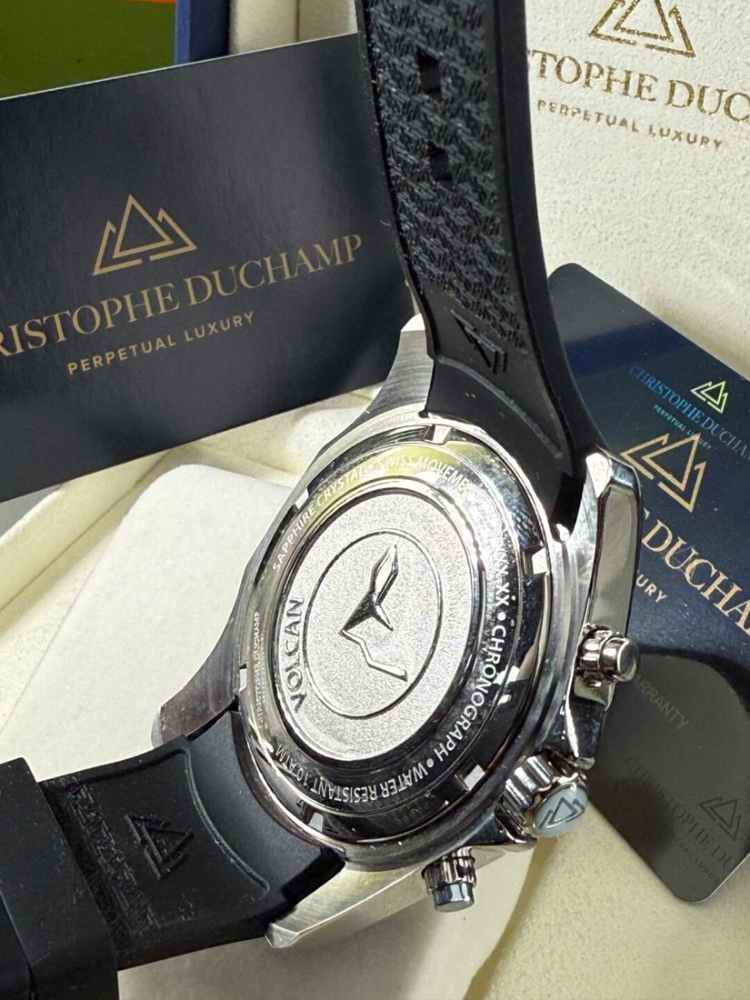 Christophe Duchamp Gent`s Vulcan Chronograph Watch Rrp £2150 - 8