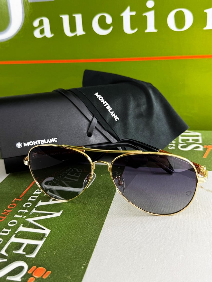 MontBlanc Wayfairer Type Gold Plated MB19910 Sunglasses - 5