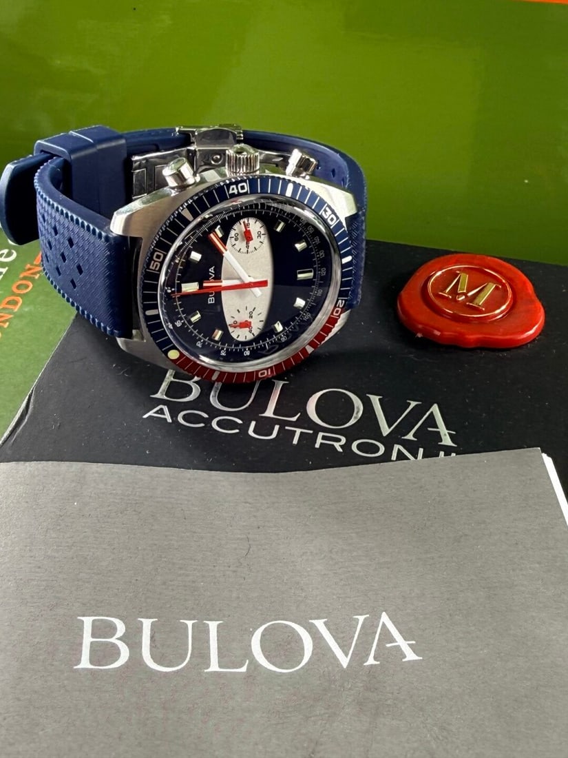 Bulova Surfboard Blue Pepsi Archive Chronograph A Series Quartz Edition - 2