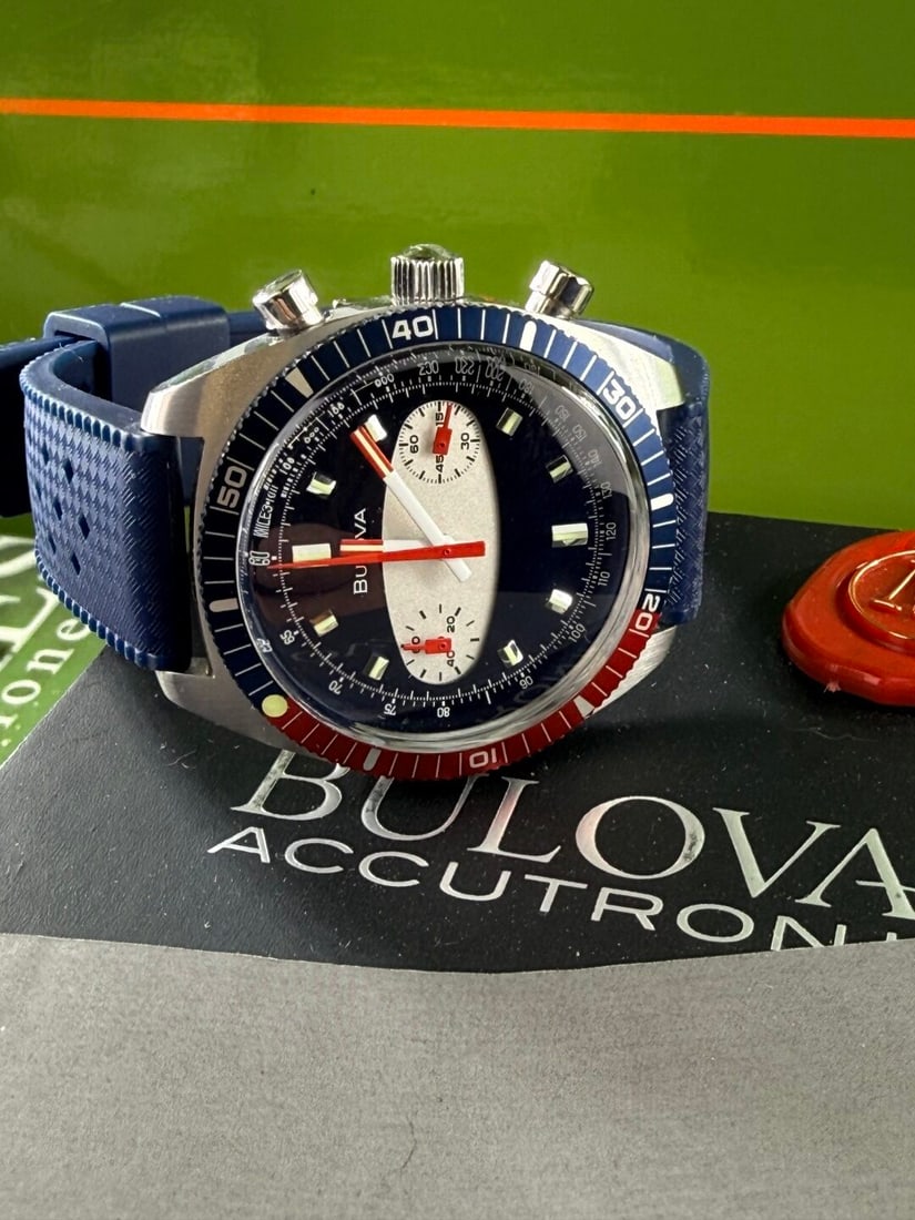 Bulova Surfboard Blue Pepsi Archive Chronograph A Series Quartz Edition - 3