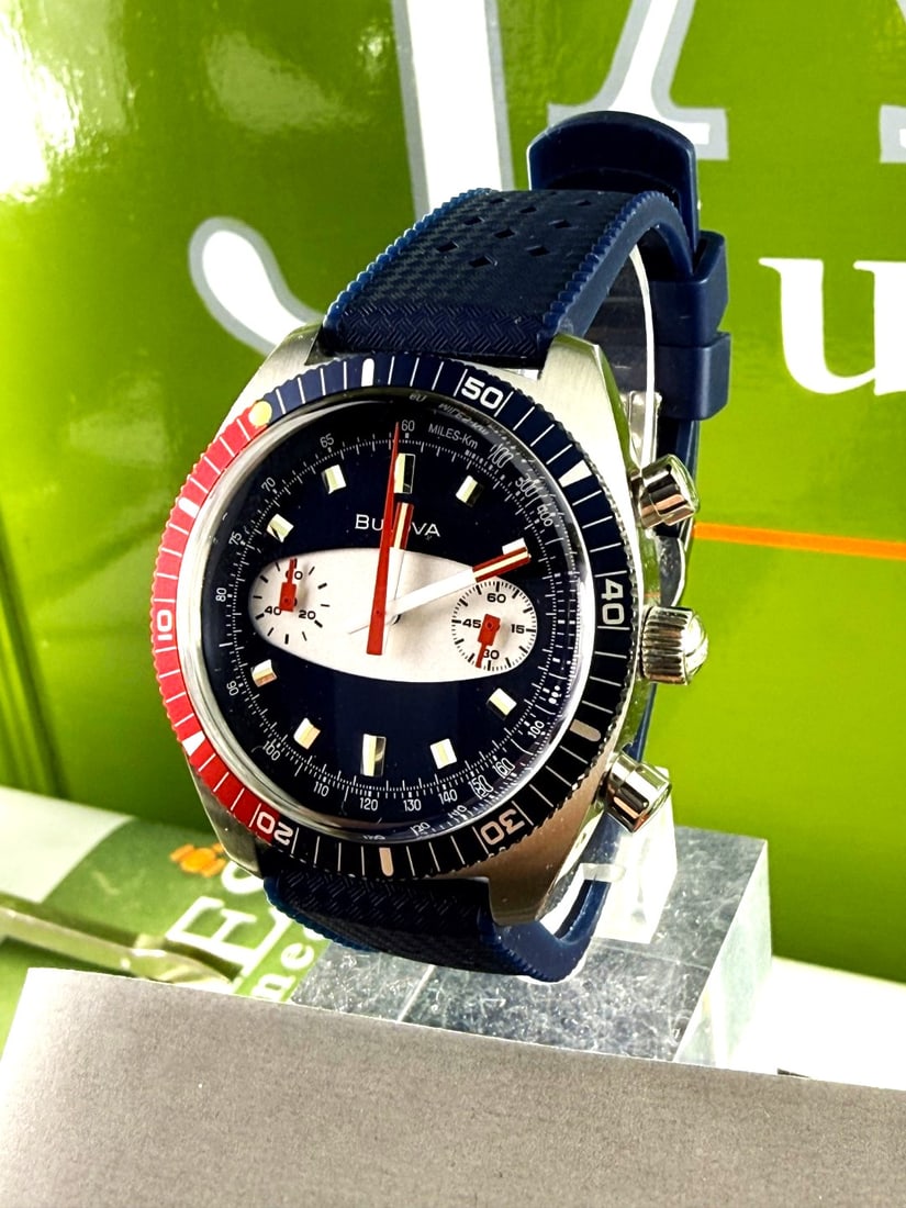 Bulova Surfboard Blue Pepsi Archive Chronograph A Series Quartz Edition - 6