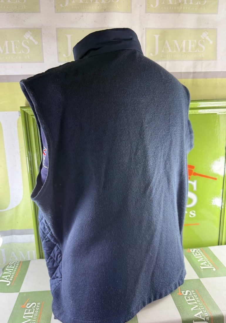 Hackett London Navy Blue Underjacket Sports Gilet - 4