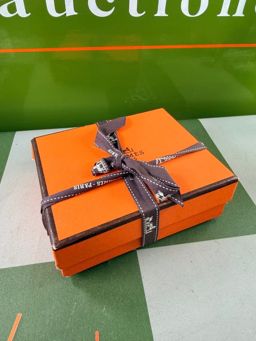 Hermes Paris Equestrian Enamel & Silver Wide Edition Bangle-Rrp £849 - 2