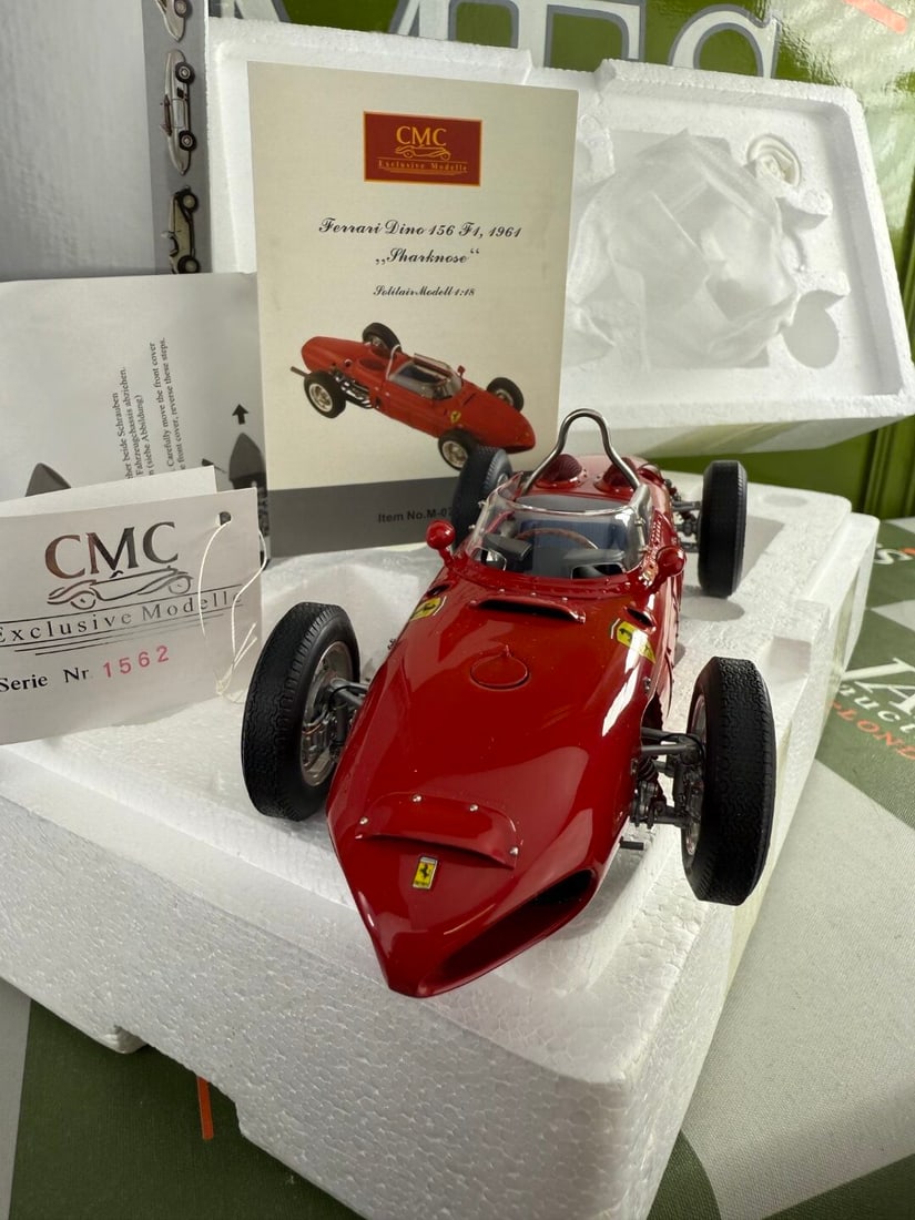 CMC 1:18 Ferrari Dino 156 Sharknose F1 Weltmeister-1961 M078 - 6